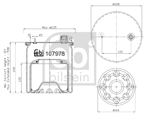 Bellow, air suspension